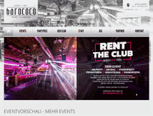 Tablet Screenshot of barococo-nightclub.de